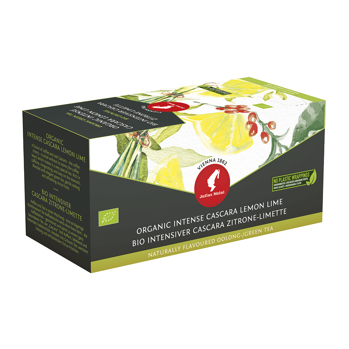 Organic Cascara Lemon Lime - 20 tea bags